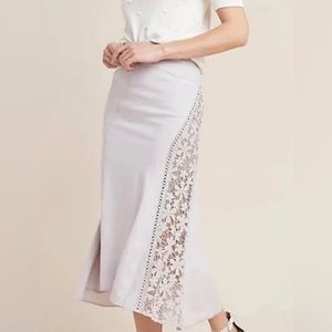 Byron Lars beauty mark purple womens maxi skirt size 12